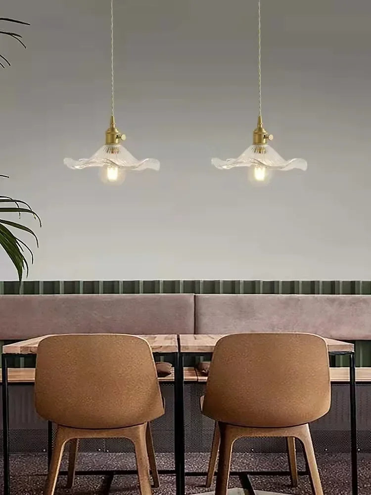 Colorful Glass LED Pendant Light Fixture