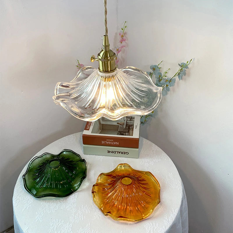 Colorful Glass LED Pendant Light Fixture