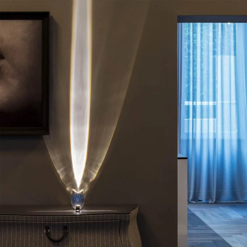 Italian LED Crystal Egg Table Lamp