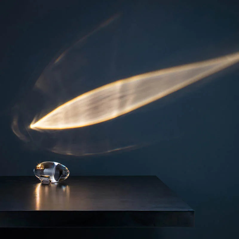 Italian LED Crystal Egg Table Lamp