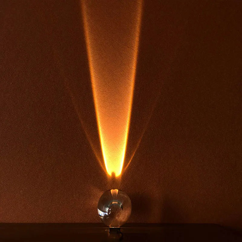 Italian LED Crystal Egg Table Lamp