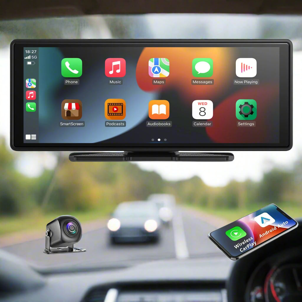 Universal Wireless CarPlay & Android Auto Screen