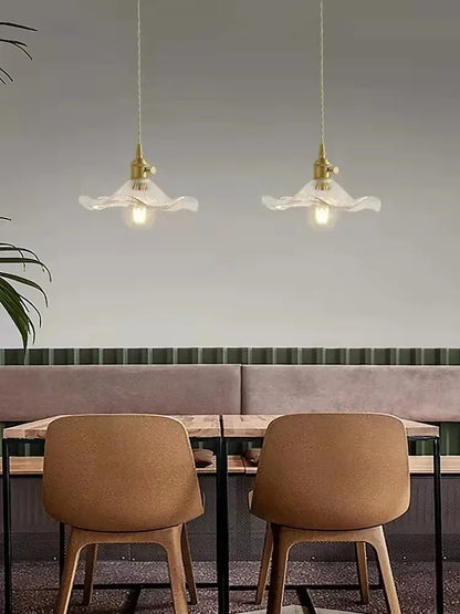 Colorful Glass LED Pendant Light Fixture
