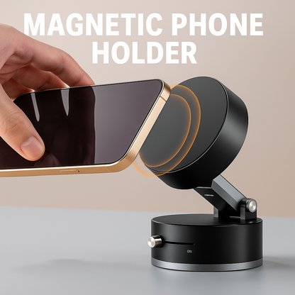 Portable Suction Cup Magnetic Phone Holder