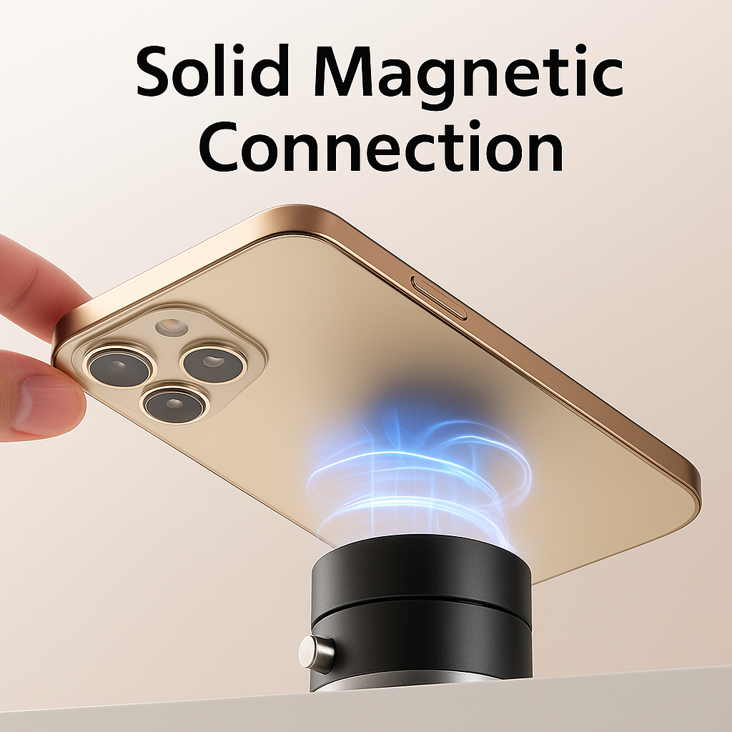 Portable Suction Cup Magnetic Phone Holder