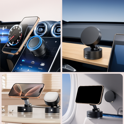 Portable Suction Cup Magnetic Phone Holder