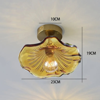 Colorful Glass LED Pendant Light Fixture
