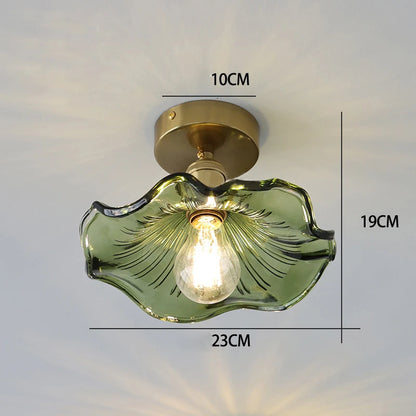 Colorful Glass LED Pendant Light Fixture