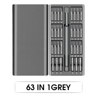 63-in-1 Precision Magnetic Screwdriver Set