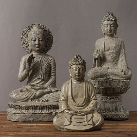 Tranquil Zen Buddha Statue Collection