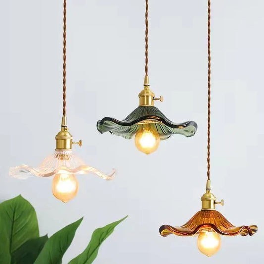 Colorful Glass LED Pendant Light Fixture