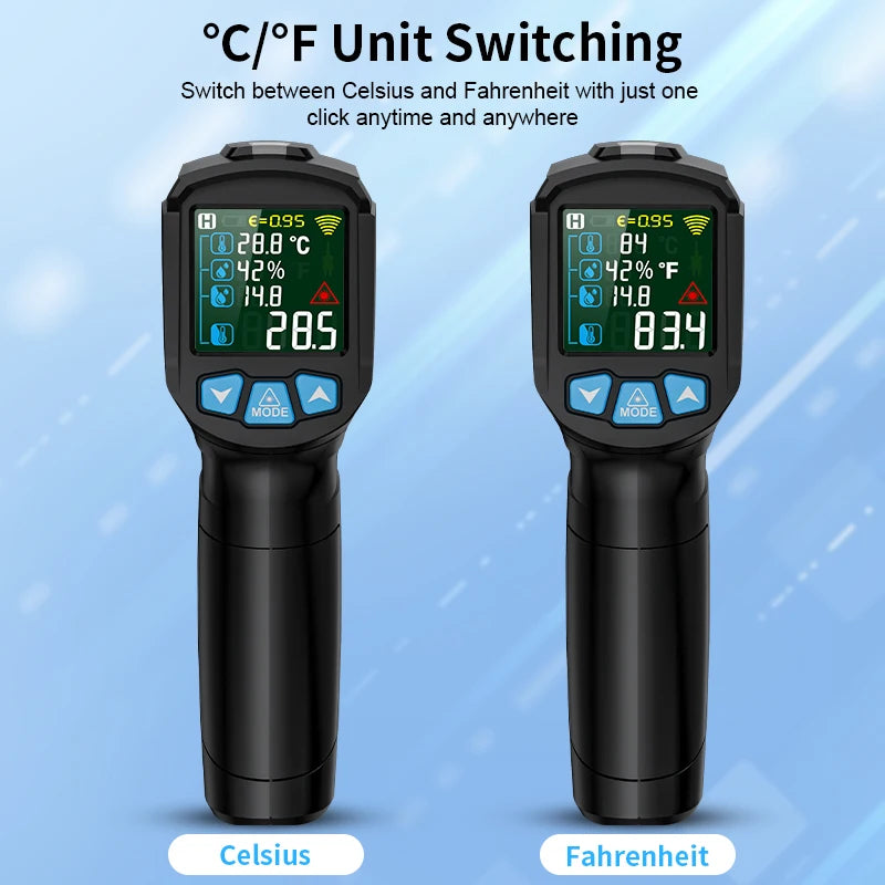 Infrared Laser High-Temp Thermometer Gun