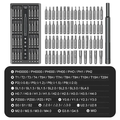 63-in-1 Precision Magnetic Screwdriver Set